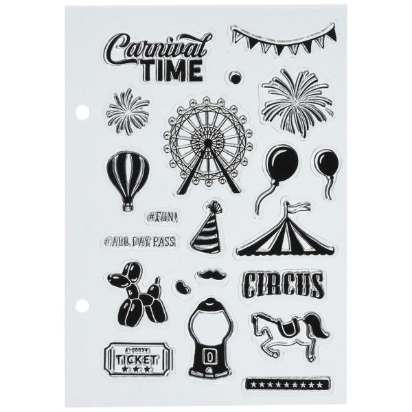 こどものかお クリアスタンプシートT CARNIVAL TIME (カーニバルタイム) 0980-0...