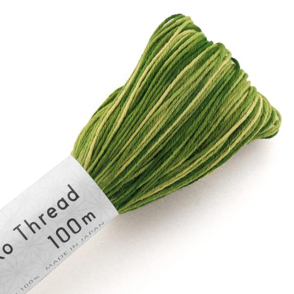 オリムパス製絲 刺し子糸 SashikoThread 100ｍ ボカシ col.155