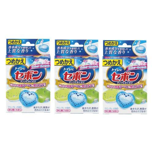 セボンタンクにおくだけ フレッシュソープ＆ムスク つめかえ 25g×3個 アース製薬