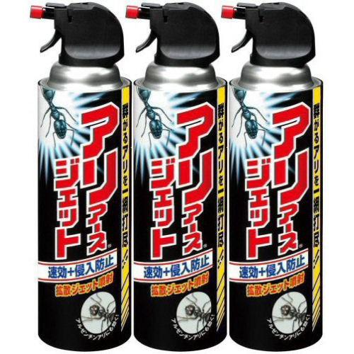 アリ駆除 アリアース ジェット 450ml×3本セット アース製薬