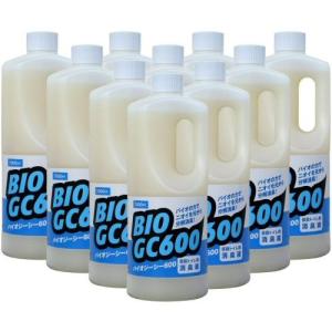 仮設トイレ専用消臭液 バイオジーシー600 1000ml BIO GC600 ×10本 仮設トイレ 悪臭対策 消臭剤 洗浄 防汚｜kaiteki-club