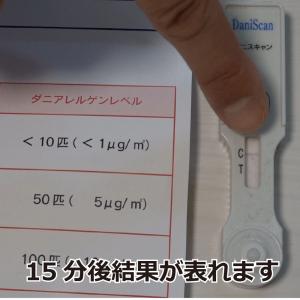 ダニ 検査キット ダニスキャン 1回分 ダニア...の詳細画像5