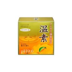 アース製薬 温素 ほっとする柚子の香り 無色透明の湯30g×15包 【医薬部外品】
