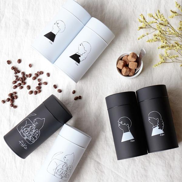 コーヒー缶 ペアセット 収納 コーヒー缶 珈琲缶 セット 茶筒 保存容器 コーヒー 紅茶 お茶 キッ...