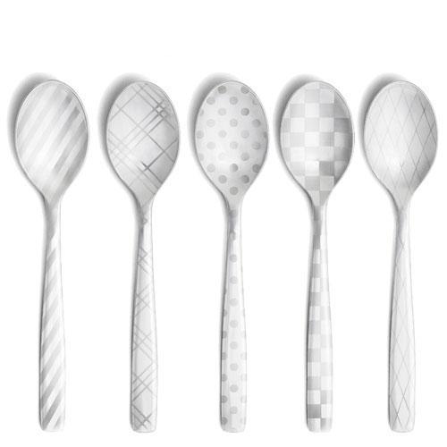 カトラリー DRESS Tea Spoon Set シルバー5本入り スプーン ティースプーン セッ...