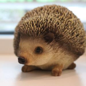 ペットバンク PET BANK ハリネズミ HEDGEHOG 973 貯金箱 動物 置き物 置物 500円玉 フィギュア リアル おもしろ｜kaiteki-homes