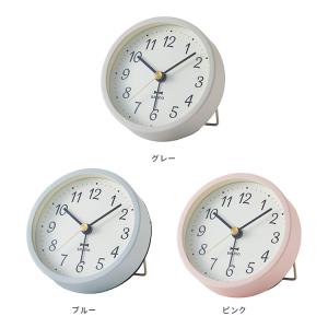 ブルーノ 置き時計 グレイッシュアラームクロッ...の詳細画像1
