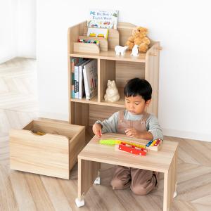 ブックラック テーブル セット キャスター付き ...の商品画像