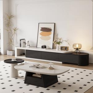 テレビ台 伸縮 テレビボード ホワイト 幅180cm ブラック おしゃれ TV台 リビング 収納 高級感