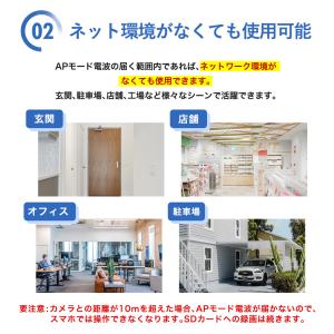 防犯カメラ 防犯灯 屋外 ネット不要 最大50...の詳細画像4