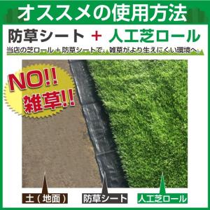 防草シート 1m×10m 人工芝ロールの下に敷...の詳細画像2