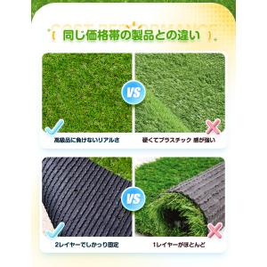 人工芝 ロール式 1m×10m 芝丈20mm ...の詳細画像2
