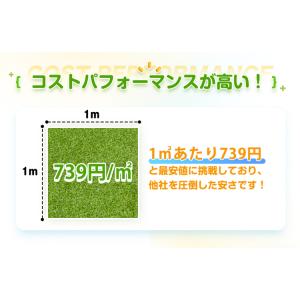 人工芝 ロール式 1m×10m 芝丈20mm ...の詳細画像3