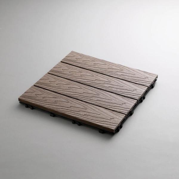 ウッドパネル 50枚セット 木目調 人工木 ウッドデッキ  ウッドタイル