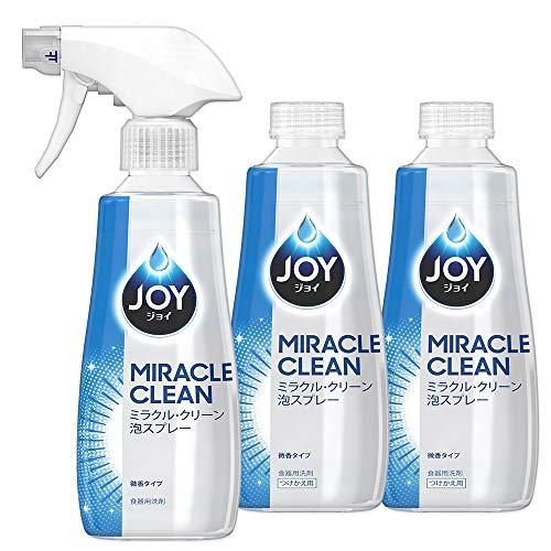食器用洗剤 詰め替え joy 食器 ジョイ ミラクルクリーン 泡スプレー 食器用洗剤 微香タイプ 本...