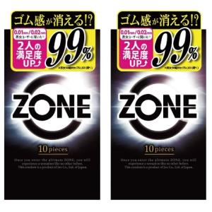 コンドーム 避妊具 避妊 2個 ゾーン  1箱10個入 ZONE   薄い ZONE 薄い ゴム