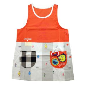 セサミストリート エプロン サイドボタン 保育士...の商品画像