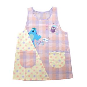 モンスターズインク エプロン M-L 保育士 アップリケ キャラクター