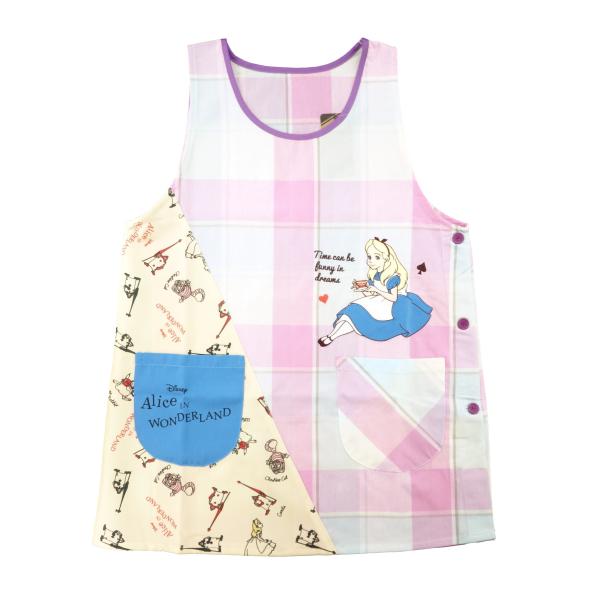 不思議の国のアリス エプロン サイドボタン 保育士 キャラクター 52203074MB