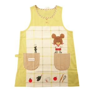 くまのがっこう クッキング ジャッキー エプロン M-L 保育士 キャラクター ルルロロ ST-IKU0011
