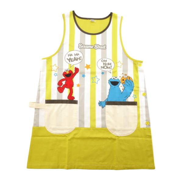 セサミストリート エプロン M-L 保育士 キャラクター ST-IS0002