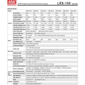 スイッチング電源 12V 8.5A 102W ...の詳細画像2