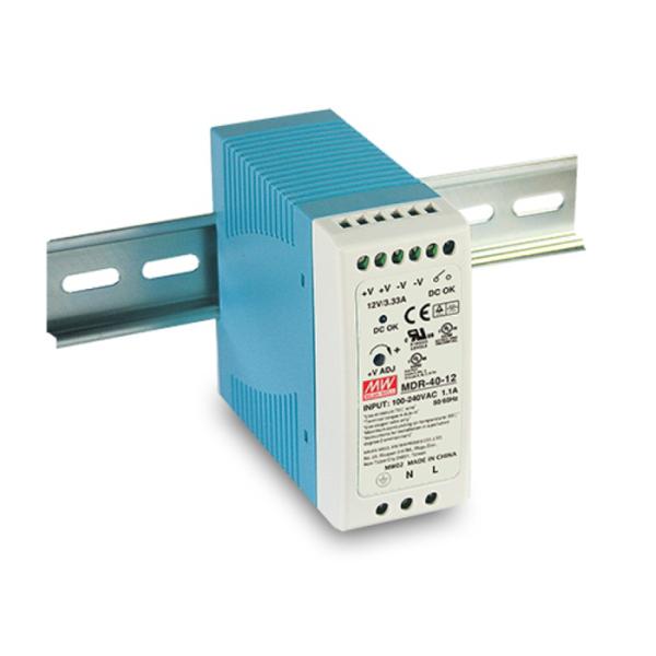 スイッチング電源 12V 3.33A 40W 直流安定化電源 DINレール対応 Meanwell M...