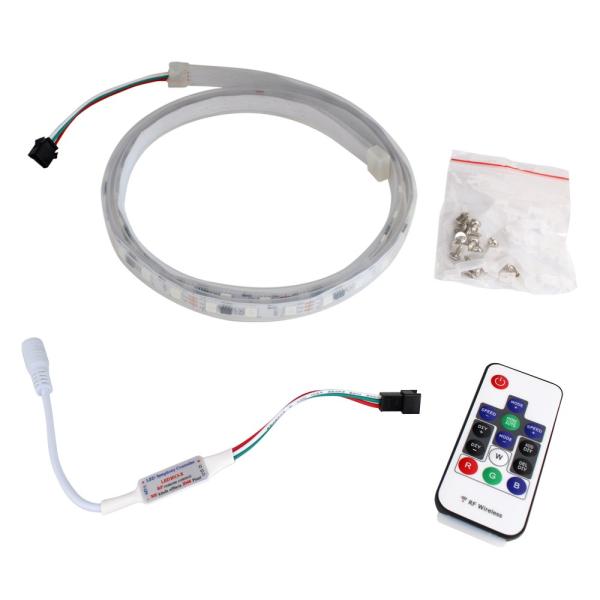 LEDテープライト 流れる RGB フルカラー 5050SMD 3チップ 防水 50cm 12V R...