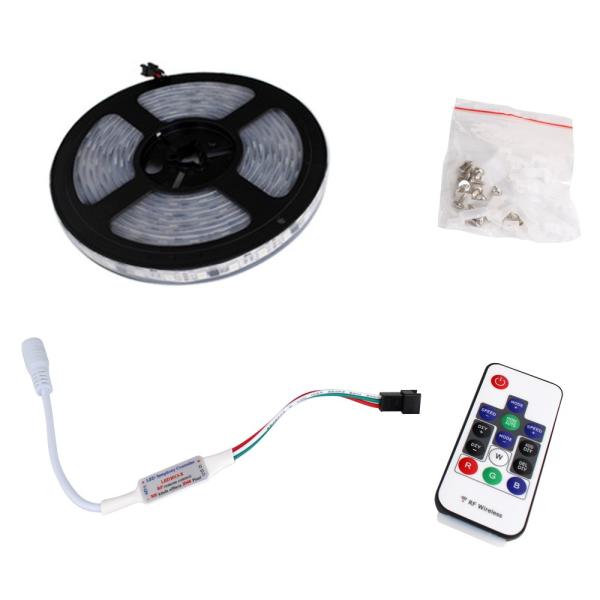 LEDテープライト 流れる RGB フルカラー 5050SMD 3チップ 防水 500cm 12V ...