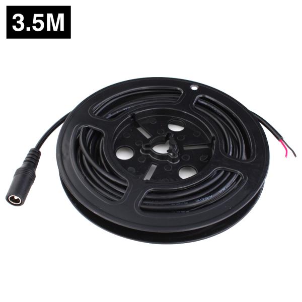 DCコネクタ メス 3.5m (5.5mm×2.1mm) 切りっぱなし