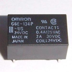 リレー 24VDC G6E-134P-US OMRON 100個｜kaito-shop