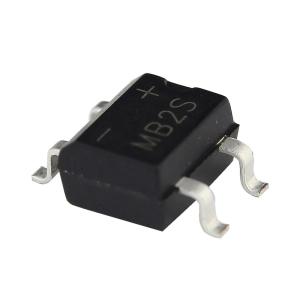 ブリッジダイオード整流器 MB2S 200V 500mA SOIC-4 50個