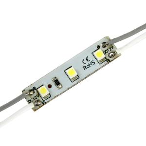 LEDモジュール 3灯タイプ 非防水 2835SMD 12V 白色 0.9cm×3.6cm 看板照明 間接照明 内照アクリル 20連 1セット