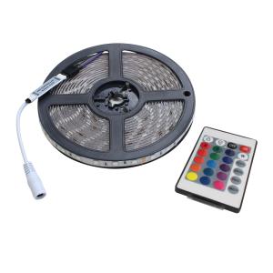 超安24V 防水LEDテープライト フルカラー(RGB) 3チップ 500cm [白ベース]｜kaito-shop