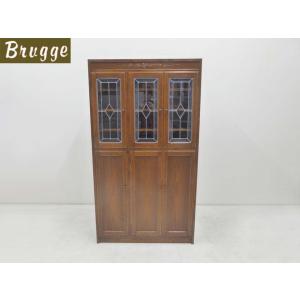 ATLANTA アトランタ 2枚扉キャビネット クラシック 食器棚 クリ材