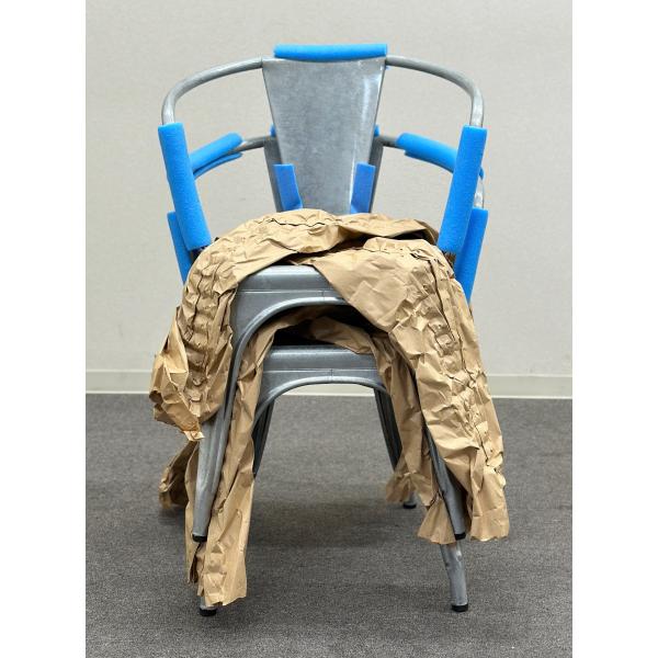ほぼ新品未使用品■TOLIX/トリックス■A-Chair　Aチェア　アームチェア　2脚セット　スタッ...