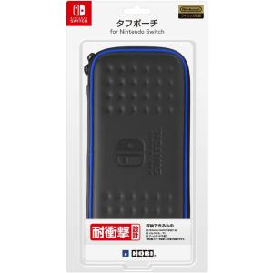 【送料無料】【中古】Nintendo Switch タフポーチ for Nintendo Switch ブラック×ブルー（箱付き）