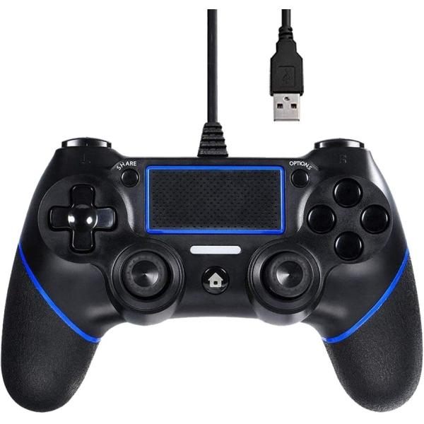 【送料無料】【中古】PS4 PlayStation 4 有線コントローラー デュアルショック ブルー...
