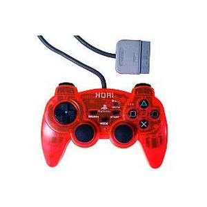 【送料無料】【中古】PS プレイステーション アナログ振動パッド クリアピンク コントローラー プレ...