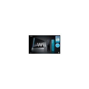 【送料無料】【中古】Wii本体 (クロ) Wiiリモコンプラス2個、Wiiスポーツリゾート同梱（箱説付き）