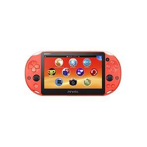 【送料無料】【中古】PlayStation Vita Wi-Fiモデル ネオン・オレンジ(PCH-2...