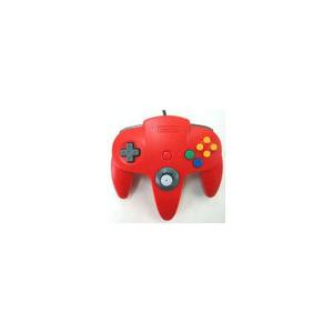 【送料無料】【中古】N64 任天堂64 コントローラーBros.レッド N64 ブロス