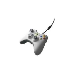 【送料無料】【中古】XBOX360 有線 コントローラー リキッドホワイト マイクロソフト