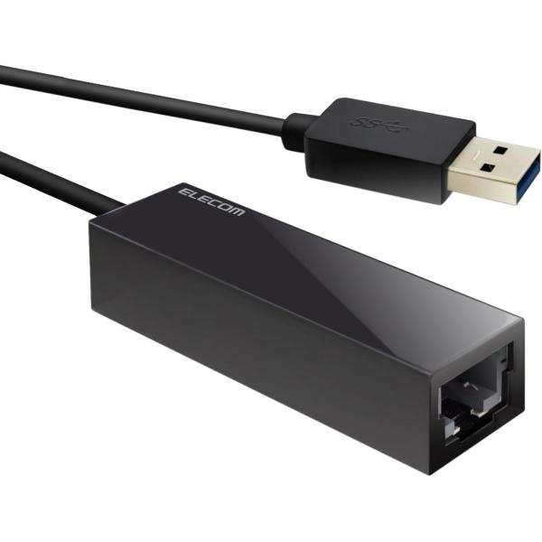 【送料無料】【中古】ELECOM USB3.0 ギガビットLANアダプター EDC-GUA3-B