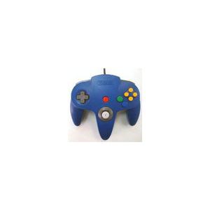 【送料無料】【中古】N64 任天堂64 コントローラーBros.ブルー N64 ブロス｜kaitoriheroes2