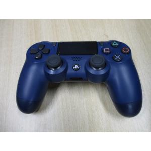 【送料無料】【中古】PS4 PlayStation 4 ワイヤレスコントローラー (DUALSHOCK 4) ミッドナイト・ブルー（箱説付き）｜kaitoriheroes2