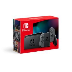 【送料無料】【中古】Nintendo Switch 本体 Joy-Con(L)/(R) グレー(バッテリー持続時間が長くなったモデル)（箱説付き）｜kaitoriheroes2