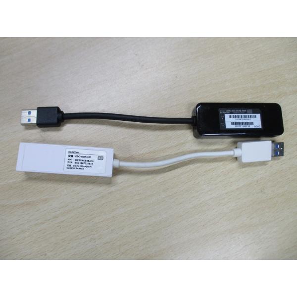 【送料無料】【中古】BUFFALO 有線LANアダプタ LUA4-U3-AGTE-NBK &amp; エレコ...