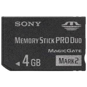 【送料無料】PSP SONY メモリースティック Pro Duo Mark2 4GB MS-MT4G 本体 ソニー