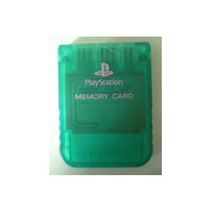 PS メモリーカード エメラルド プレイステーション用
